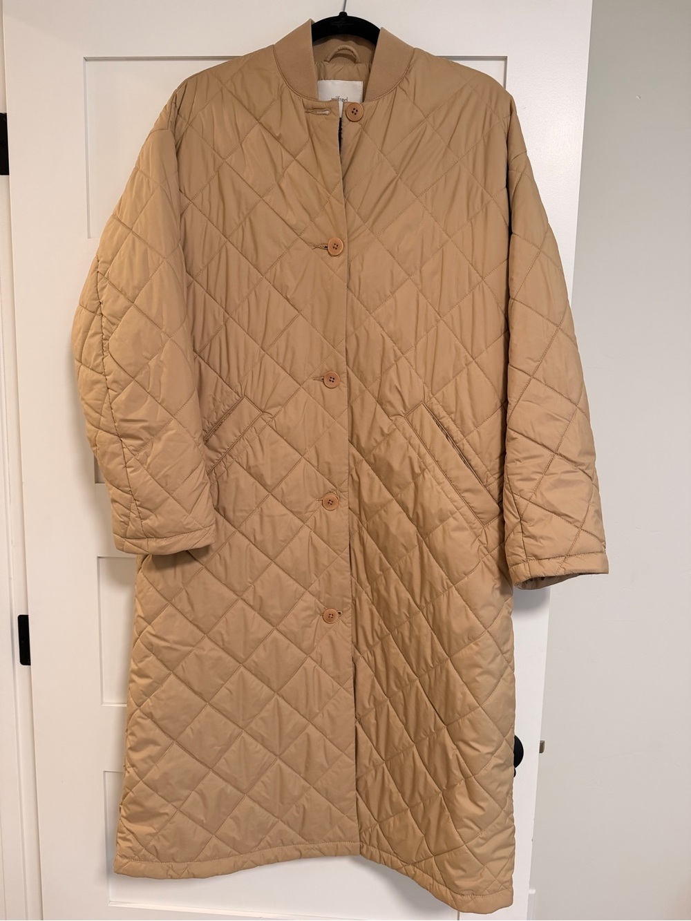 Wilfred Quilted Long Coat